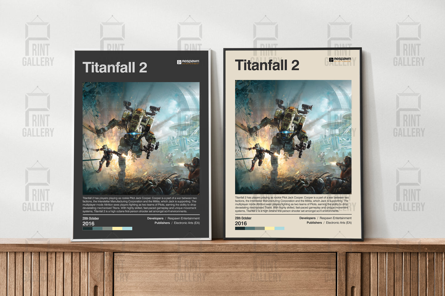 Titanfall 2 Video Game Poster & Digital Download