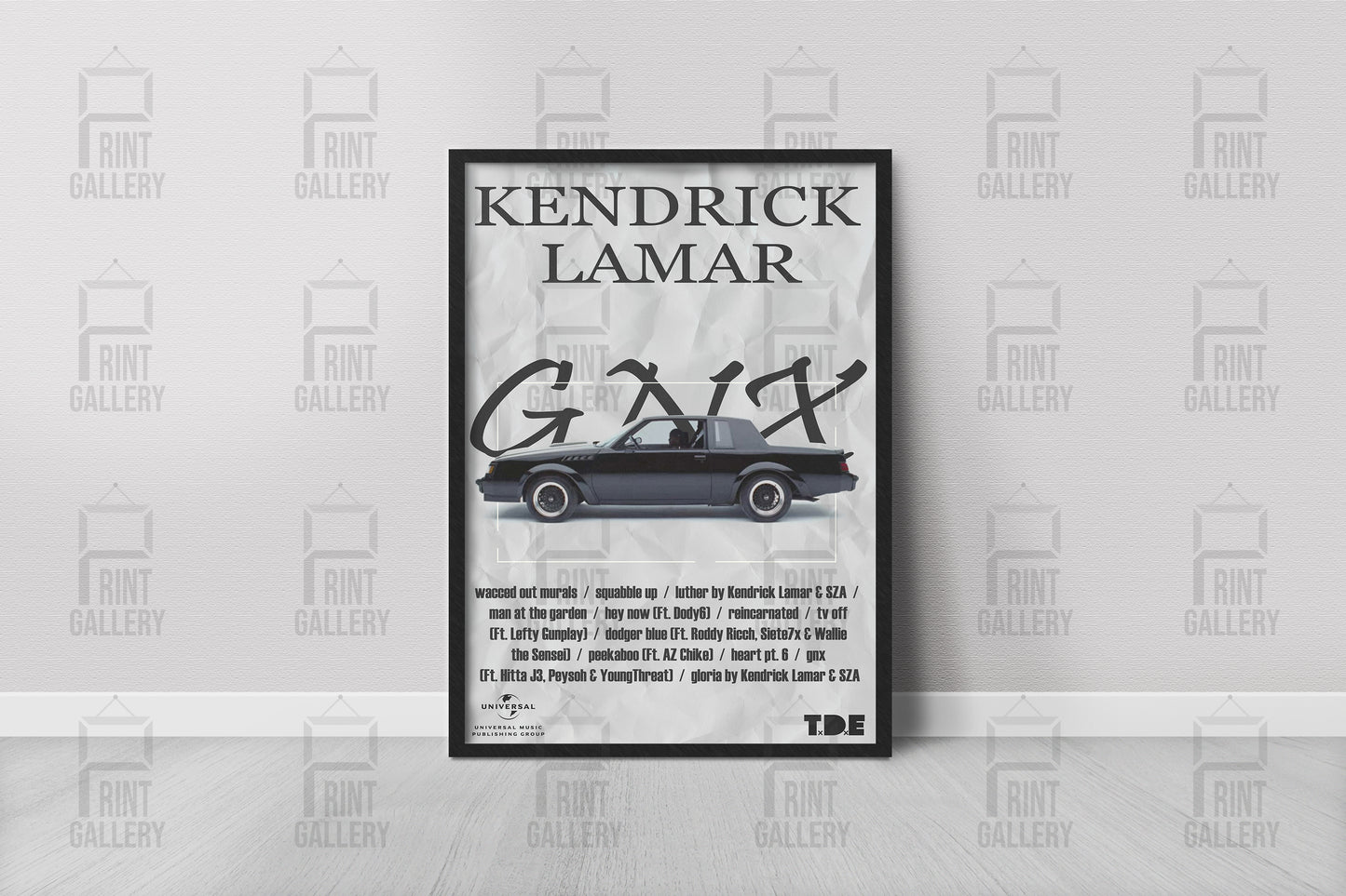 GNX- Kendrick Lamar Album Poster