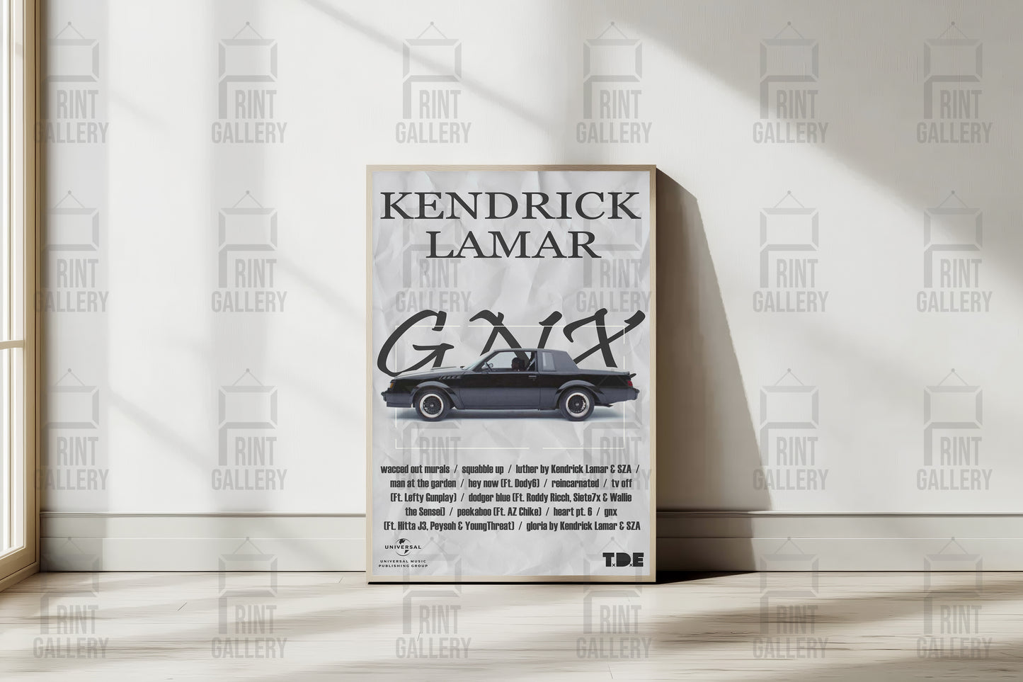 GNX- Kendrick Lamar Album Poster