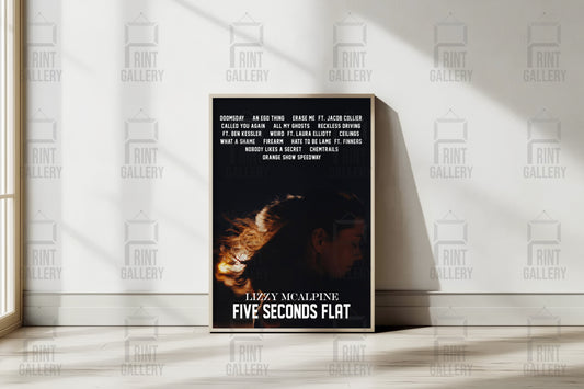Five Seconds Flat- Lizzy McAlpine Album Poster