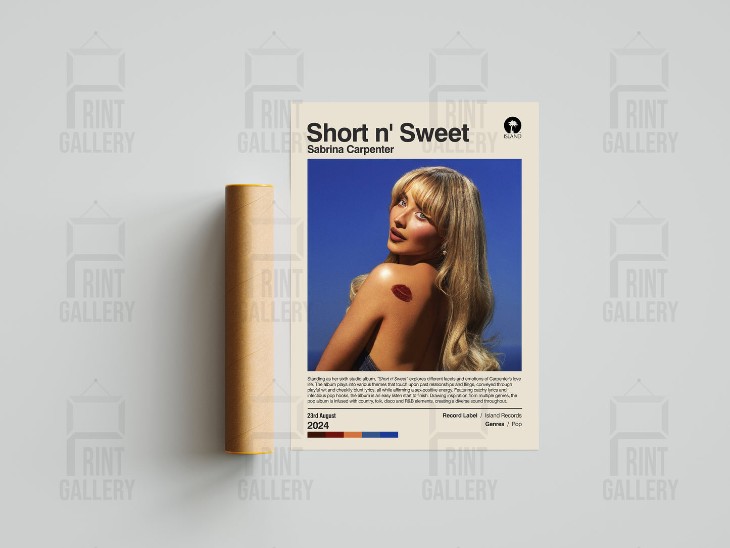 Short n' Sweet- Sabrina Carpenter Album Poster