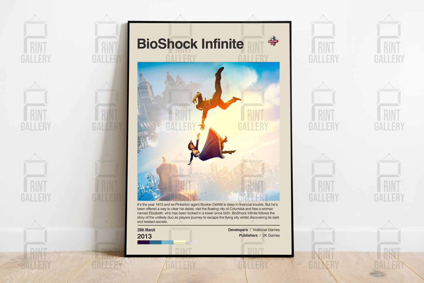 BioShock Infinite Video Game Poster & Digital Download