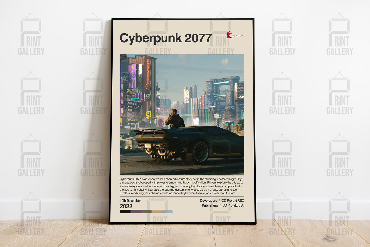 Cyberpunk 2077 Video Game Poster & Digital Download