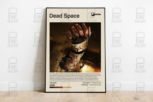 Dead Space Video Game Poster & Digital Download