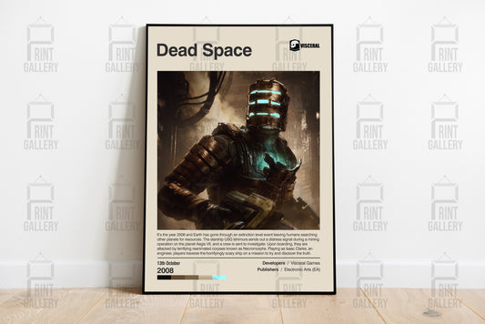 Dead Space Video Game Poster & Digital Download