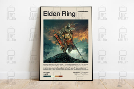 Elden Ring Video Game Poster & Digital Download