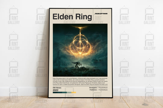 Elden Ring Video Game Poster & Digital Download