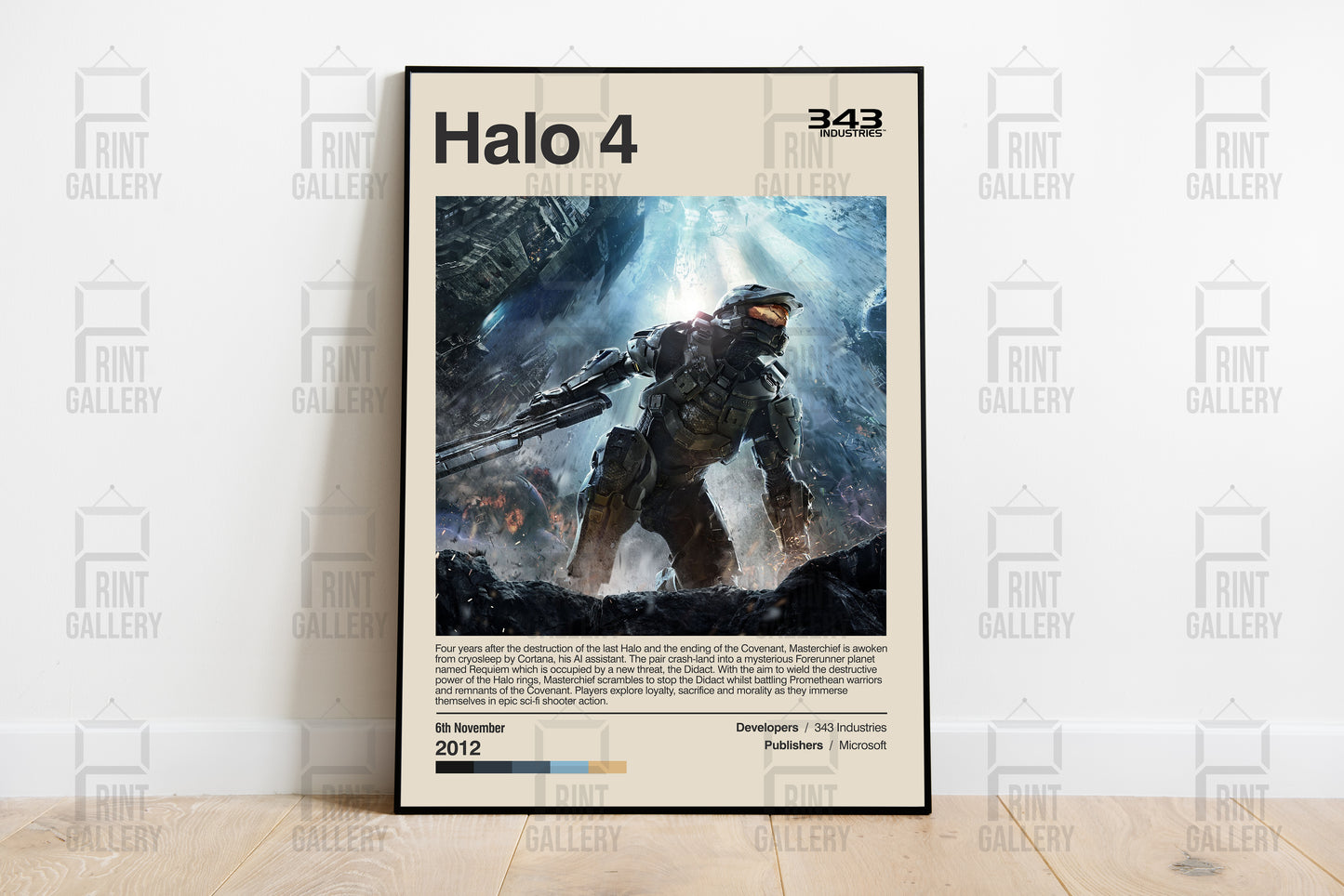 Halo 4 Video Game Poster & Digital Download