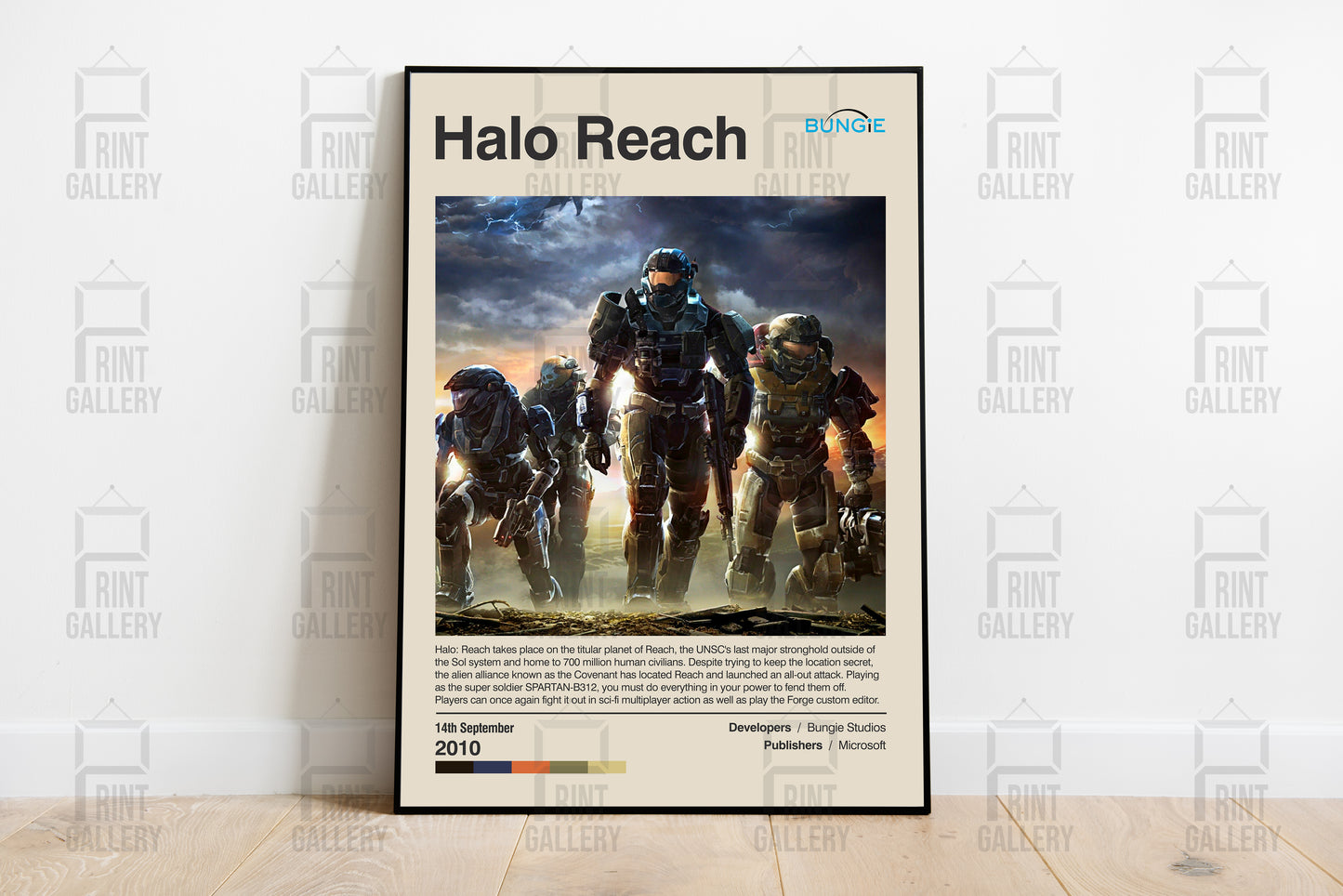 Halo Reach Video Game Poster & Digital Download