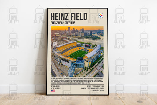 Pittsburgh Steelers Heinz Field NFL Stadium Poster & Digital Download