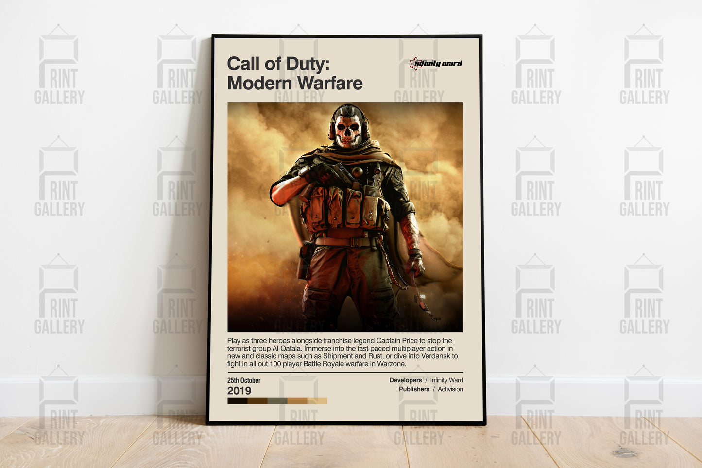 Call of Duty Modern Warfare 2019 Video Game Poster & Digital Download