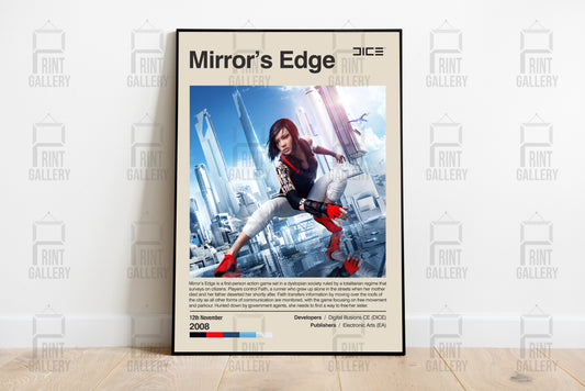 Mirror's Edge Video Game Poster & Digital Download