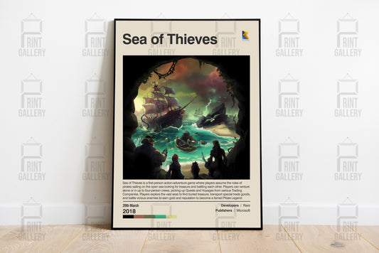 Sea of Thieves Video Game Poster & Digital Download