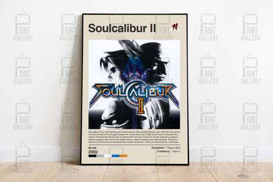 Soulcalibur II Video Game Poster & Digital Download