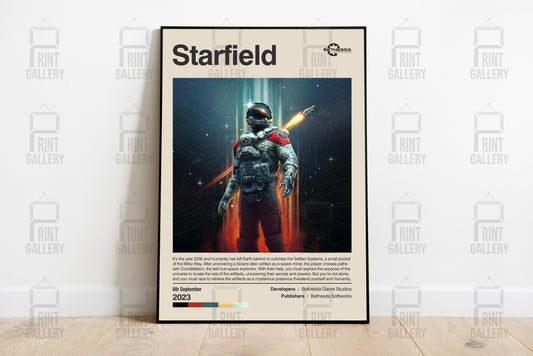 Starfield Video Game Poster & Digital Download