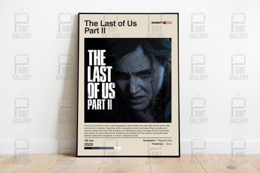 The Last of Us Part II Video Game Poster & Digital Download