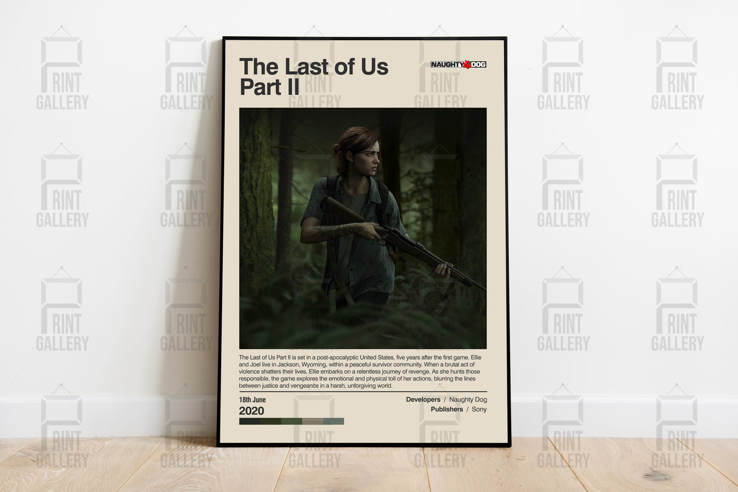The Last of Us Part II Video Game Poster & Digital Download