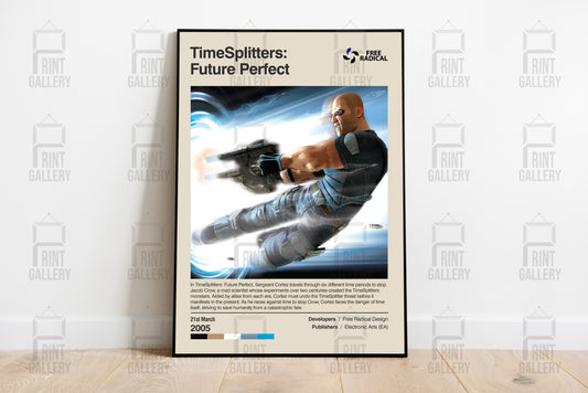 TimeSplitters: Future Perfect Video Game Poster & Digital Download